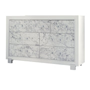 Skye - Marble Dresser - White - R&R Furniture Gallery (Fountain Valley, CA)