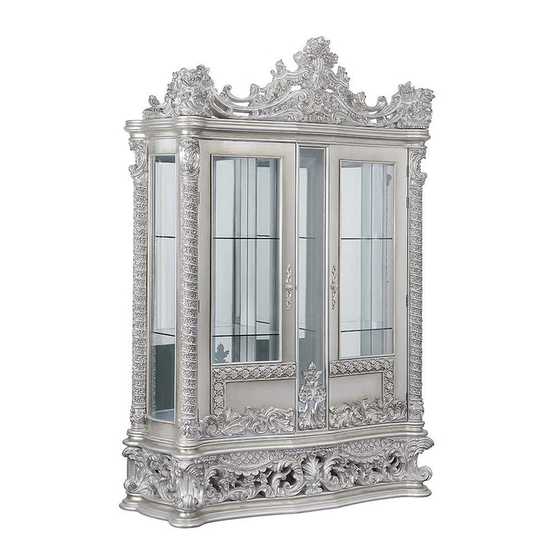 Valkyrie - Curio - Antique Platinum - R&R Furniture Gallery (Fountain Valley, CA)