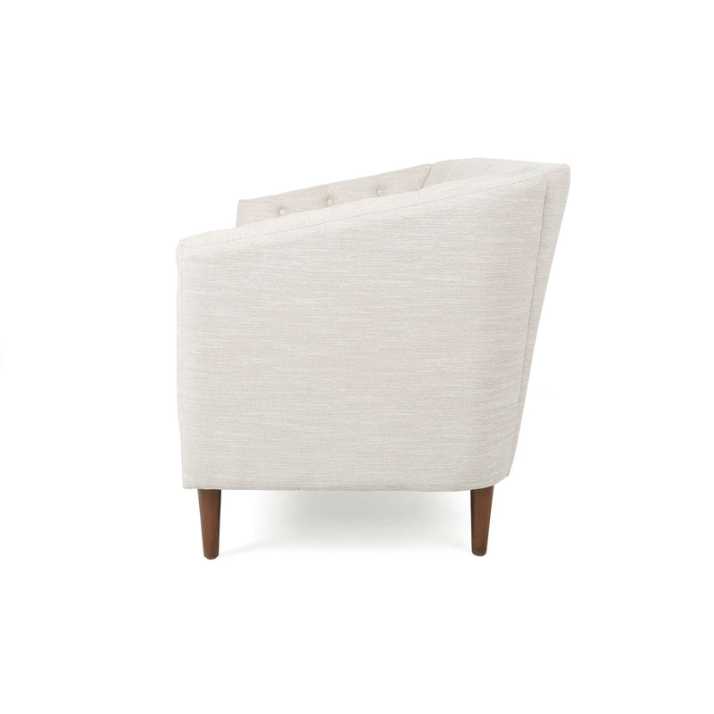 Sophisticated Loveseat With Diamond Stitched Detailing - R&R Furniture Gallery (Fountain Valley, CA)