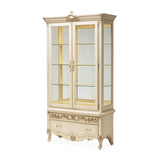 Platine de Royale - Curio Cabinet - Champagne - R&R Furniture Gallery (Fountain Valley, CA)