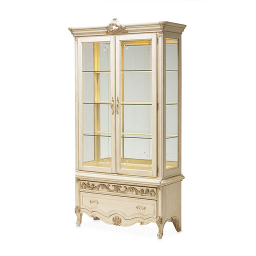 Platine de Royale - Curio Cabinet - Champagne - R&R Furniture Gallery (Fountain Valley, CA)