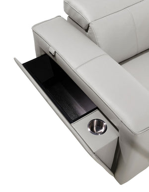 1224 - 7-Piece Modular Power Reclining Sofa In With 4 Power Recliners & Power Headrests