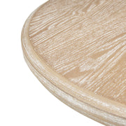 Accent Table Round Rustic Ash Veneer Reclaimed Wheat - Natural - R&R Furniture Gallery (Fountain Valley, CA)