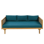 Claremont - 3 Seater Daybed Teak Acacia Wood Water Resistant Cushions - R&R Furniture Gallery (Fountain Valley, CA)