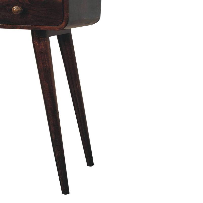Solid Wood Curved Console Table - R&R Furniture Gallery (Fountain Valley, CA)