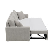 Connie - Sofa With Sleeper - Gray Boucle - R&R Furniture Gallery (Fountain Valley, CA)
