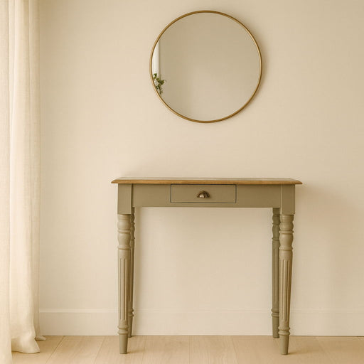Hand Painted Writing Desk - Gray - R&R Furniture Gallery (Fountain Valley, CA)