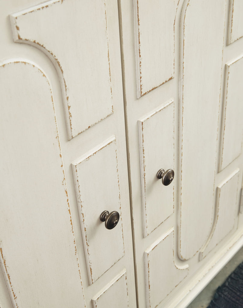 Roranville - Accent Cabinet - Antique White - R&R Furniture Gallery (Fountain Valley, CA)