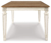 Realyn - Rectangular Dining Room Extension Table - Chipped White - R&R Furniture Gallery (Fountain Valley, CA)