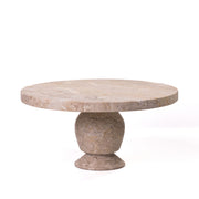 Natural Cake Stand - Travertine - R&R Furniture Gallery (Fountain Valley, CA)
