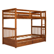 Bunk Bed With Ladders And 2 Storage Drawers - R&R Furniture Gallery (Fountain Valley, CA)