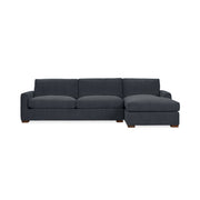 Classic Home Coburn chaise sofa from stationary sectional set, featuring plush upholstery and modern design.