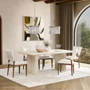 Vander - Oak Wood 84" Dining Table - R&R Furniture Gallery (Fountain Valley, CA)
