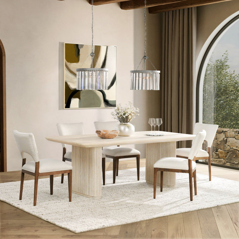 Vander - Oak Wood 84" Dining Table - R&R Furniture Gallery (Fountain Valley, CA)