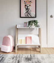 Blariden - Small Bookcase - White / Tan - R&R Furniture Gallery (Fountain Valley, CA)