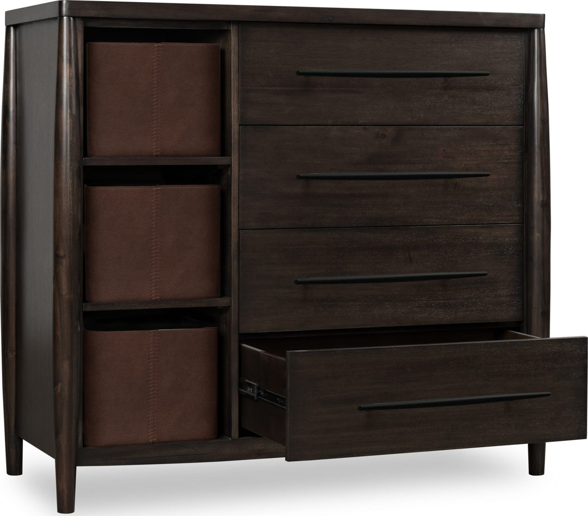 Koko Sweater Chest with Storage Bins in Minx