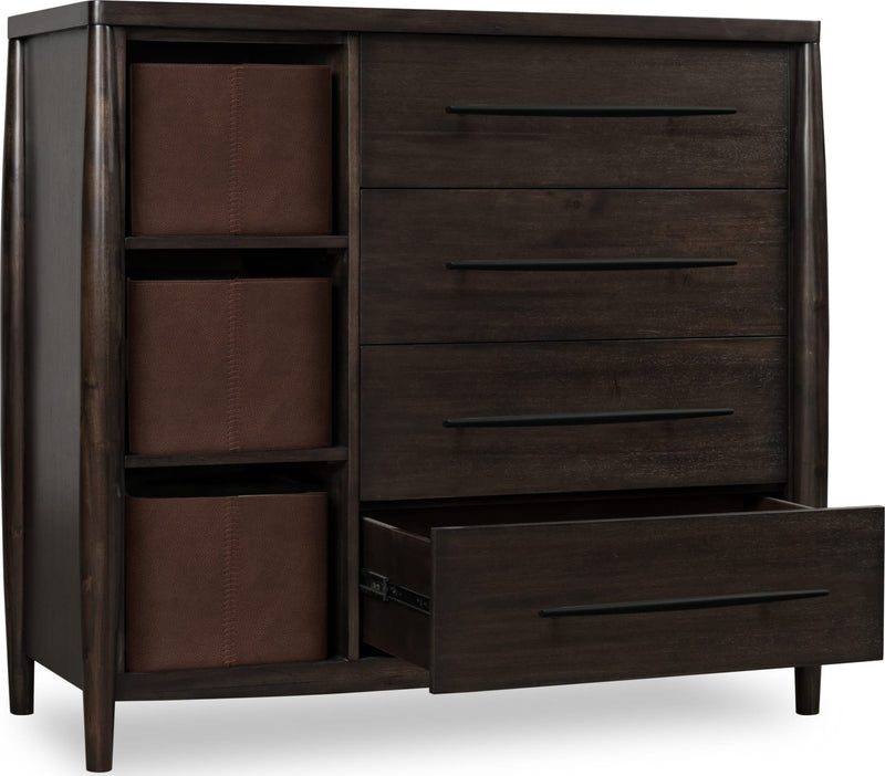 Koko Sweater Chest with Storage Bins in Minx