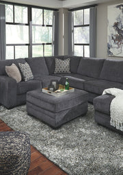 Tracling - Oversized Accent Ottoman - Slate - R&R Furniture Gallery (Fountain Valley, CA)