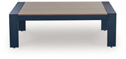 East Beach - Blue - Rectangular Cocktail Table - R&R Furniture Gallery (Fountain Valley, CA)