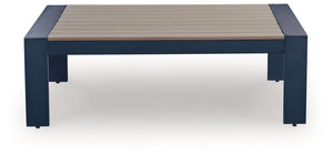 East Beach - Blue - Rectangular Cocktail Table - R&R Furniture Gallery (Fountain Valley, CA)