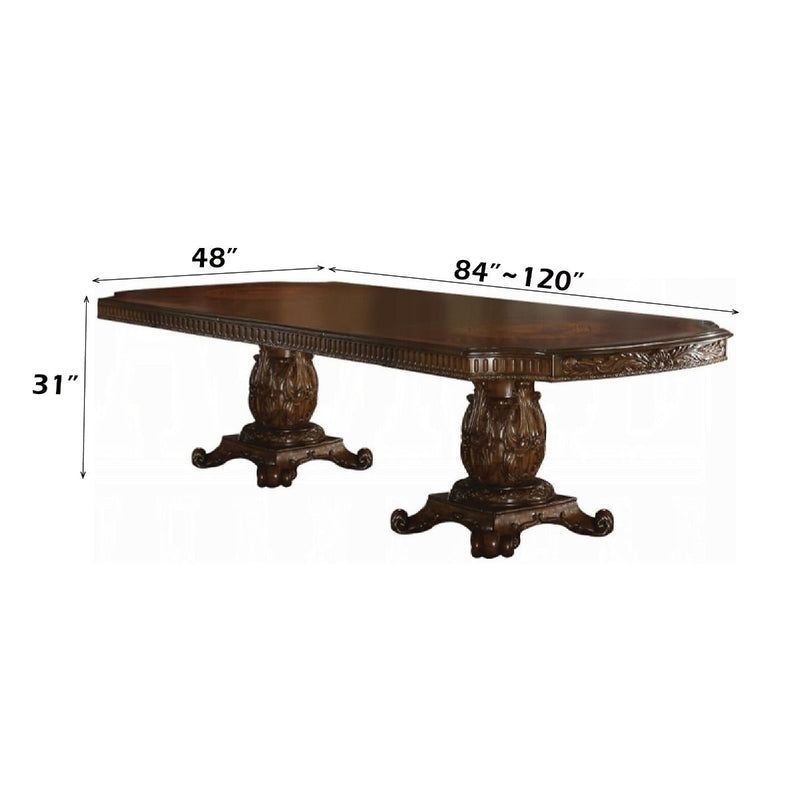 Vendome - Dining Table w/Double Pedestal - R&R Furniture Gallery (Fountain Valley, CA)