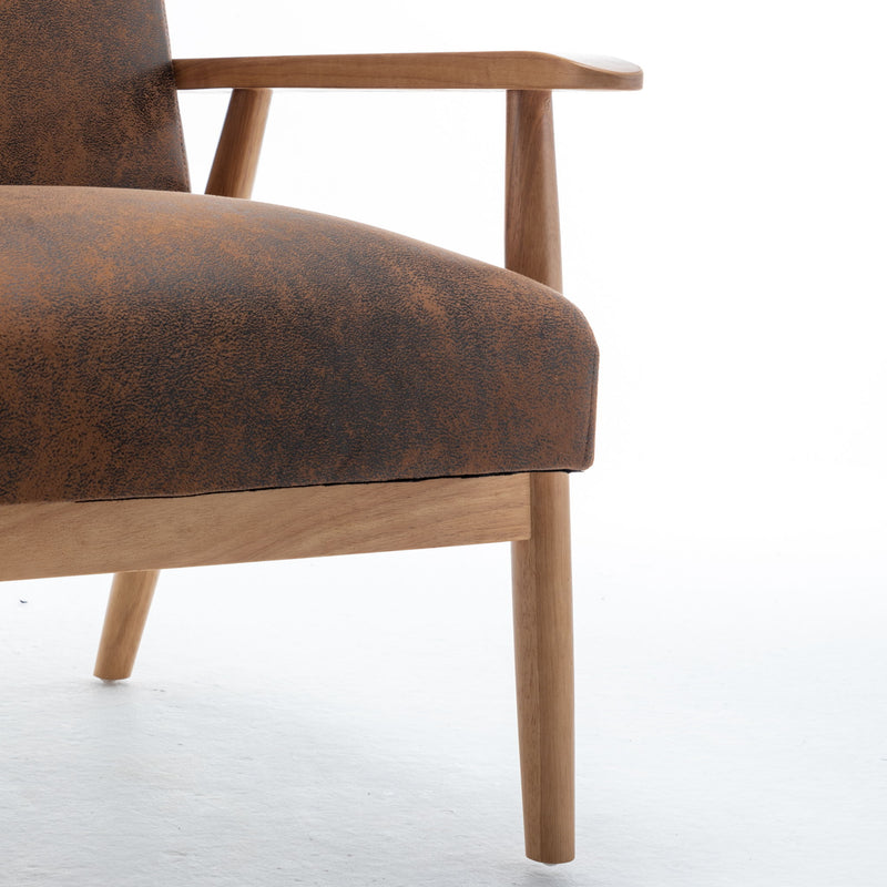 Wide Arm Chair - Light Brown - R&R Furniture Gallery (Fountain Valley, CA)