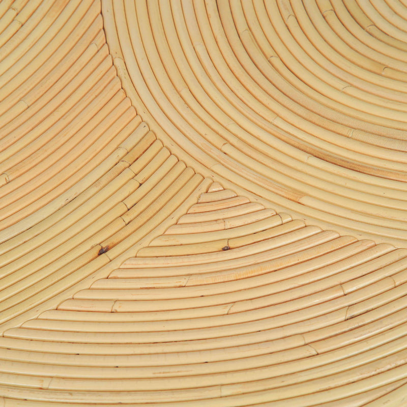 Matea - Rattan Arch Side Table - Natural - R&R Furniture Gallery (Fountain Valley, CA)
