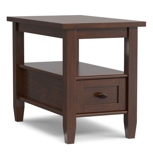 Warm Shaker - Narrow Side Table - Brown - R&R Furniture Gallery (Fountain Valley, CA)
