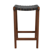 James - Modern Genuine Bar Stool - R&R Furniture Gallery (Fountain Valley, CA)
