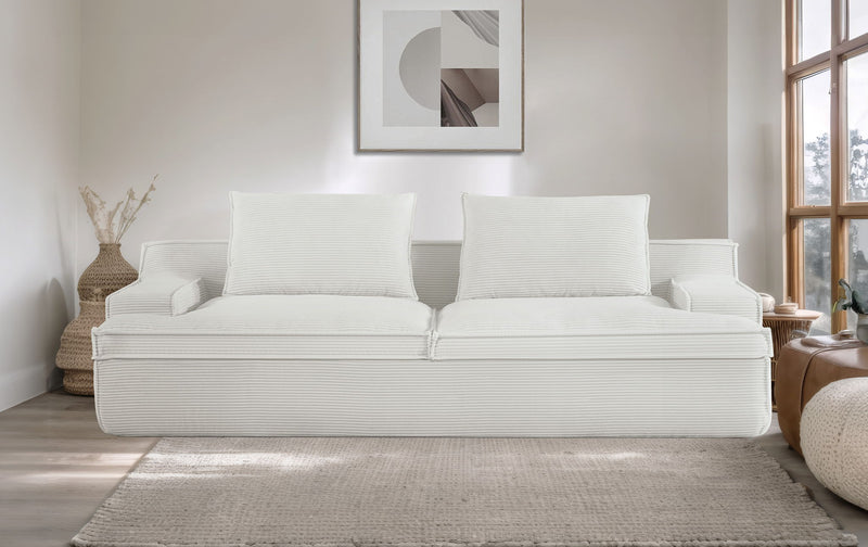 Nimbus - Oversized Full Foam 4 Seater Couch For Living Room Upholstered In Soft, Wide Armrests - R&R Furniture Gallery (Fountain Valley, CA)