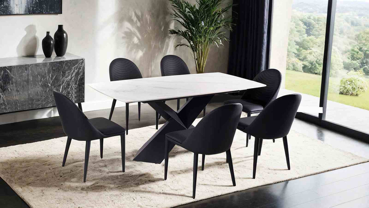 Lenvik - 7 Pc. Dining Table Set