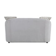 Mahler - Loveseat With 4 Pillows - Beige Linen - R&R Furniture Gallery (Fountain Valley, CA)
