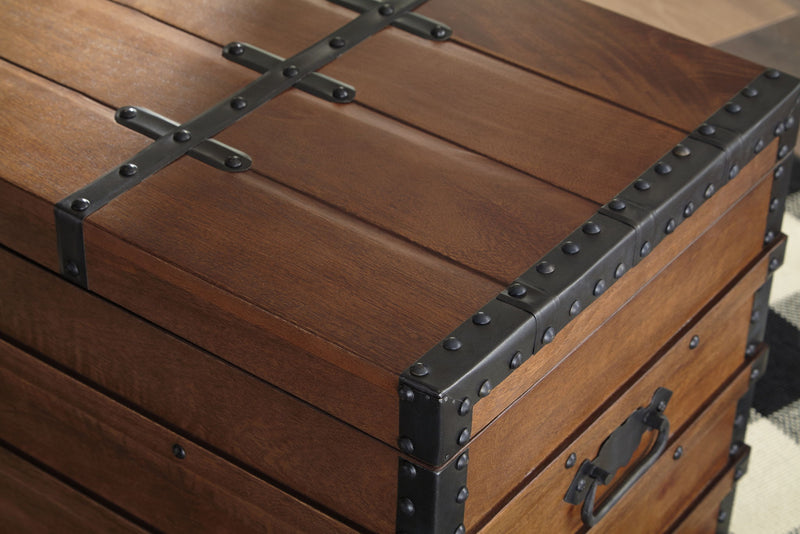 Kettleby - Storage Trunk - Brown - R&R Furniture Gallery (Fountain Valley, CA)