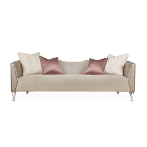 Linea - Sofa - Metallic / Silver Mist