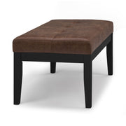 Lacey - Upholstered Tufted Ottoman Bench - R&R Furniture Gallery (Fountain Valley, CA)