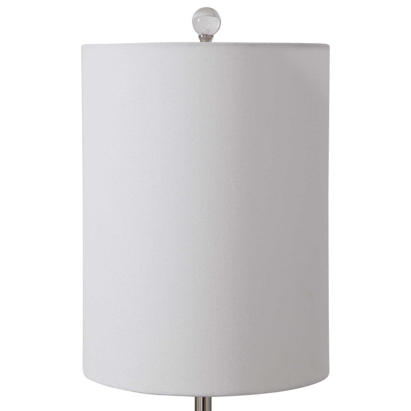 Piers - Mottled Buffet Lamp - Blue