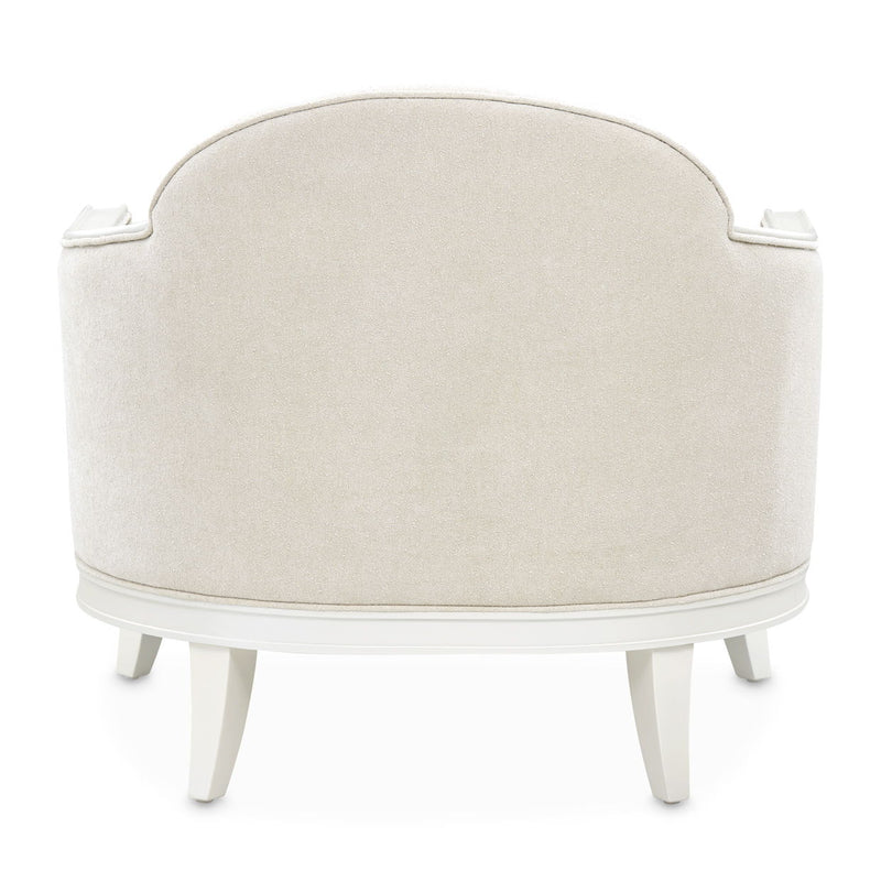 La Marisia - Chenille Matching Chair - Tranquil / Creamy Pearl - R&R Furniture Gallery (Fountain Valley, CA)