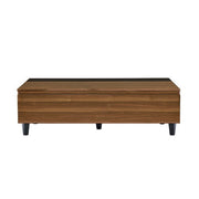 Avala - Coffee Table With Lift Top - Walnut & Black - R&R Furniture Gallery (Fountain Valley, CA)