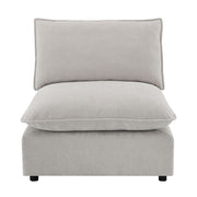 Marisa - Modular Armless Chair - Beige Boucle - R&R Furniture Gallery (Fountain Valley, CA)