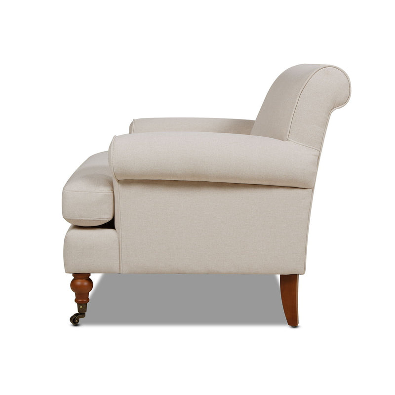 Alana Lawson - Accent Arm Chair With Casters - R&R Furniture Gallery (Fountain Valley, CA)