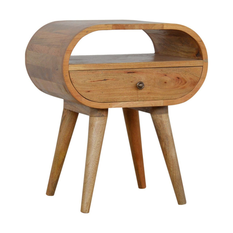Circular Open Bedside Nightstand - R&R Furniture Gallery (Fountain Valley, CA)