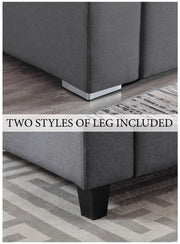 Nolan - Fabric 5 Piece Sectional Sofa With Interchangeable Legs - R&R Furniture Gallery (Fountain Valley, CA)