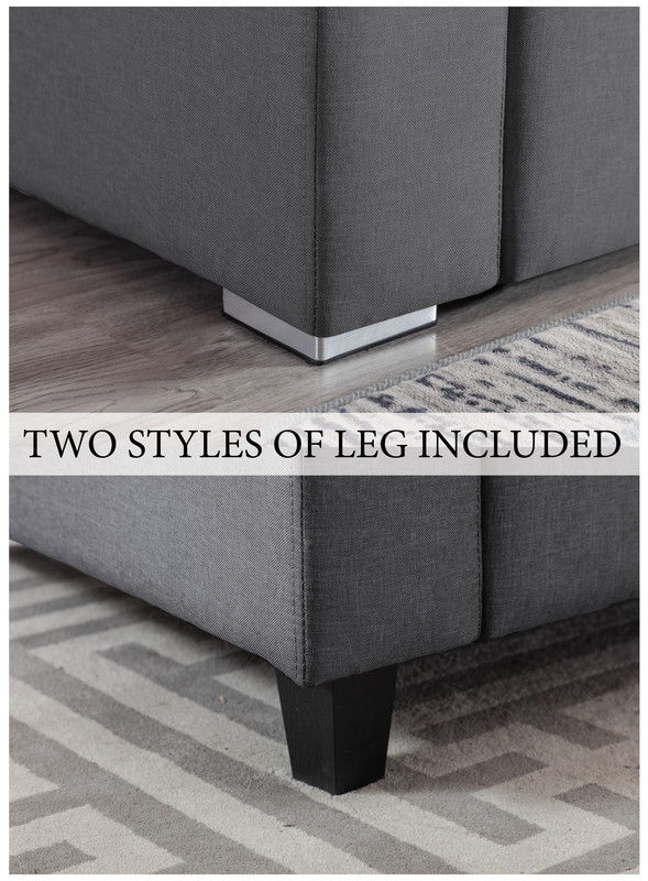 Nolan - Fabric 6 Piece Sectional Sofa With Pillows And Interchangeable Legs - R&R Furniture Gallery (Fountain Valley, CA)