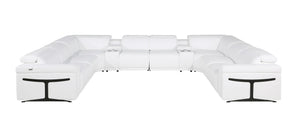1126 - 10-Piece U-Shaped Sectional Sofa In With 4 Power Recliners & Power Headrests