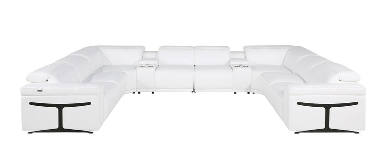 1126 - 10-Piece U-Shaped Sectional Sofa In With 4 Power Recliners & Power Headrests