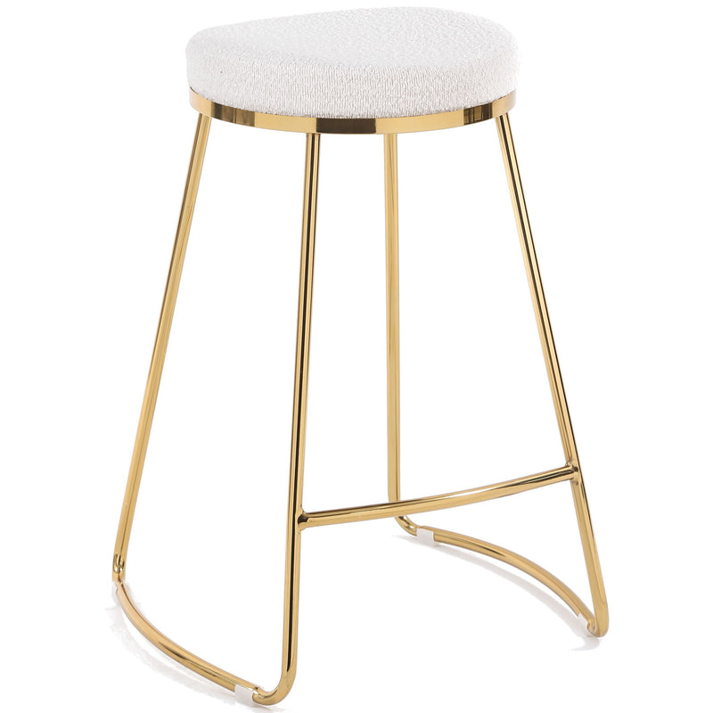 Jane - 26" Mid-Century Modern Luxury Upholstered Stool - R&R Furniture Gallery (Fountain Valley, CA)