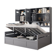 Daybed With All-In-One Cabinet And Shelf - R&R Furniture Gallery (Fountain Valley, CA)