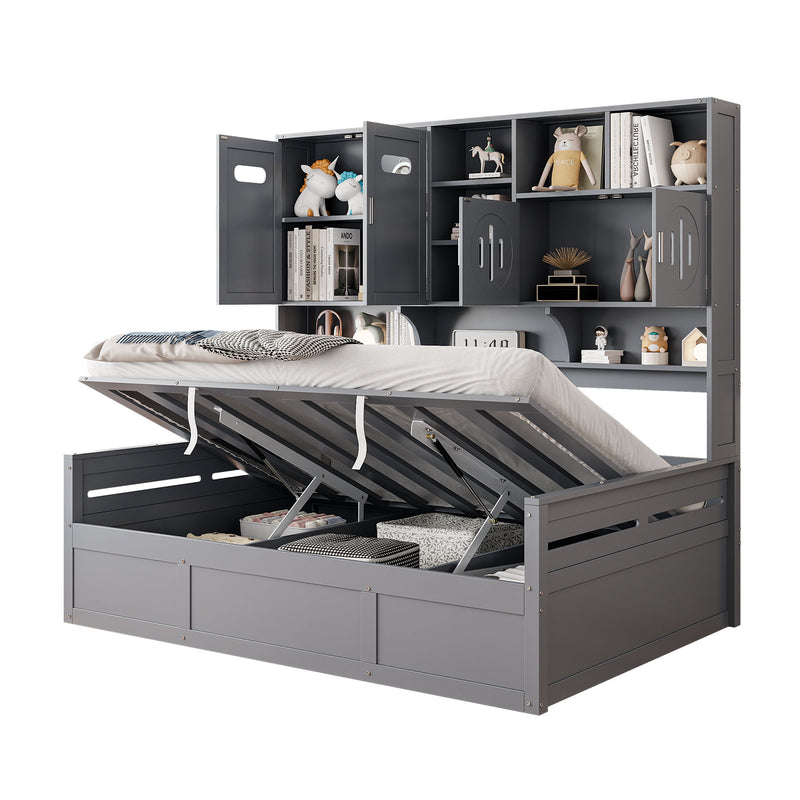 Daybed With All-In-One Cabinet And Shelf - R&R Furniture Gallery (Fountain Valley, CA)