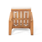 Noble House outdoor patio lounge chair with armrests, featuring cushioned seating and a stylish design for outdoor relaxation.