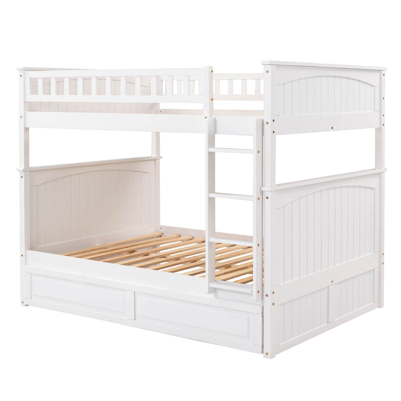 Bunk Bed With Twin Size Trundle, Guardrails - R&R Furniture Gallery (Fountain Valley, CA)